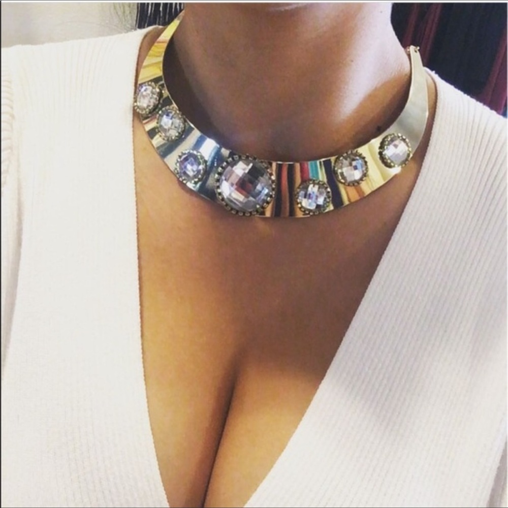 Embellished choker necklace